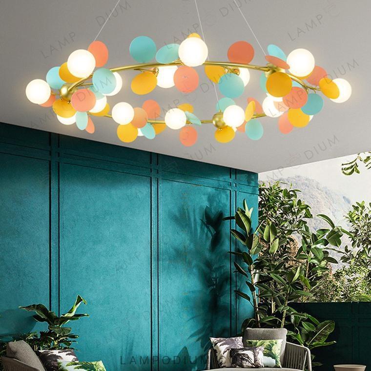 Circular chandeliers and light fixtures MATISSE R