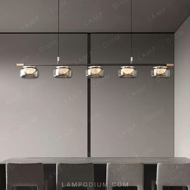 Linear, row luminaire MAYER LONG