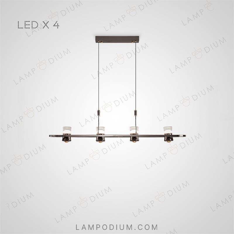 Linear, row luminaire MEDVIN LONG