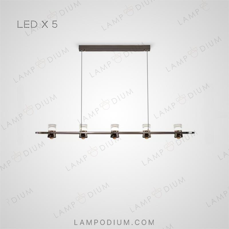 Linear, row luminaire MEDVIN LONG