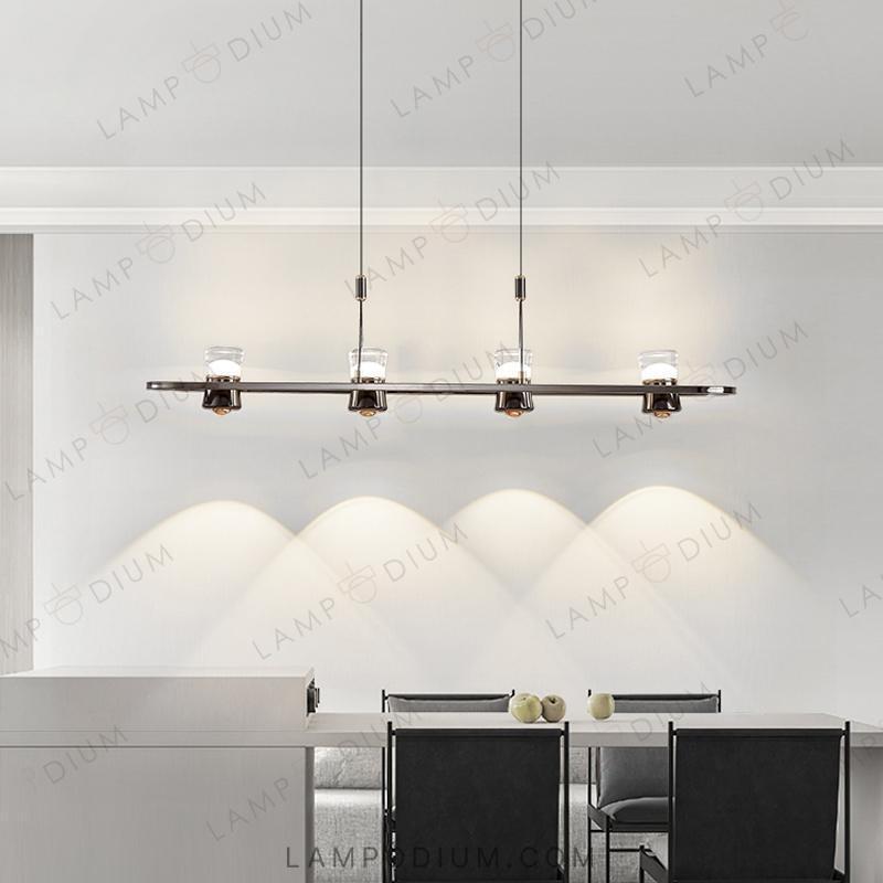 Linear, row luminaire MEDVIN LONG