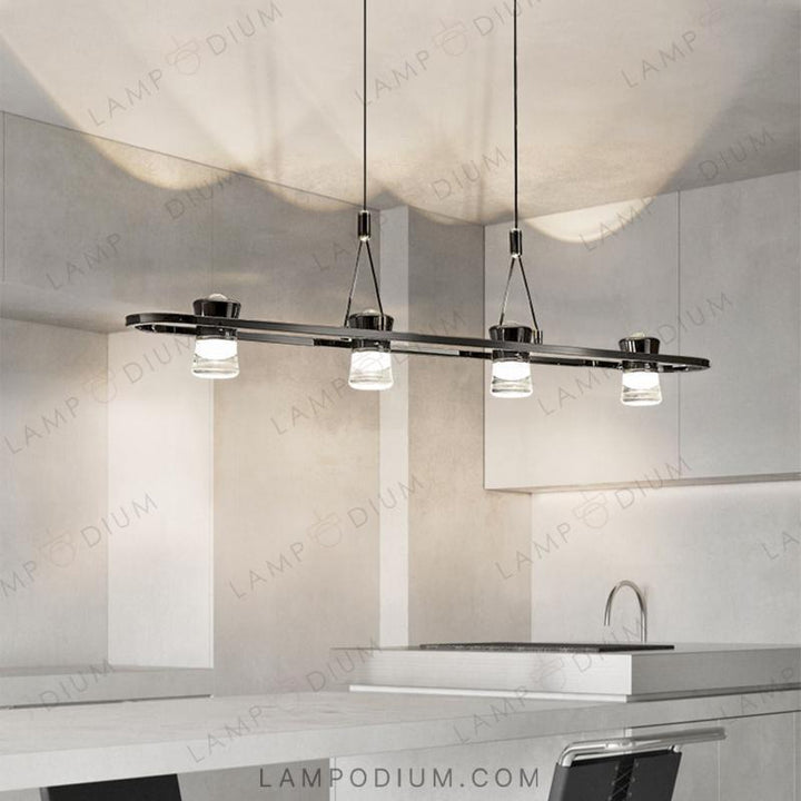 Linear, row luminaire MEDVIN LONG