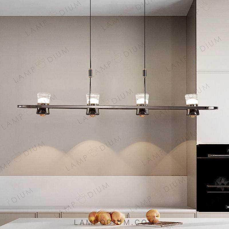 Linear, row luminaire MEDVIN LONG