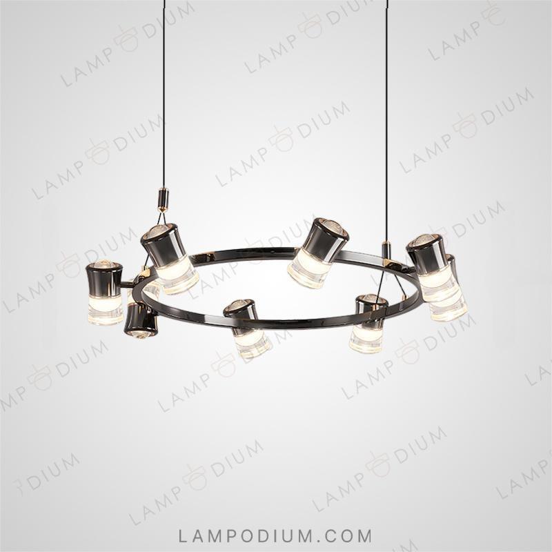 Circular chandeliers and light fixtures MEDVIN