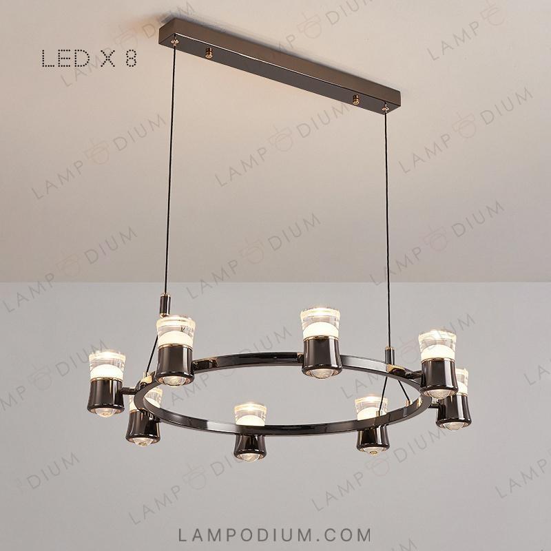 Circular chandeliers and light fixtures MEDVIN