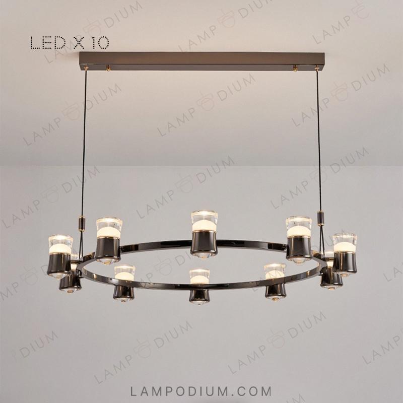 Circular chandeliers and light fixtures MEDVIN