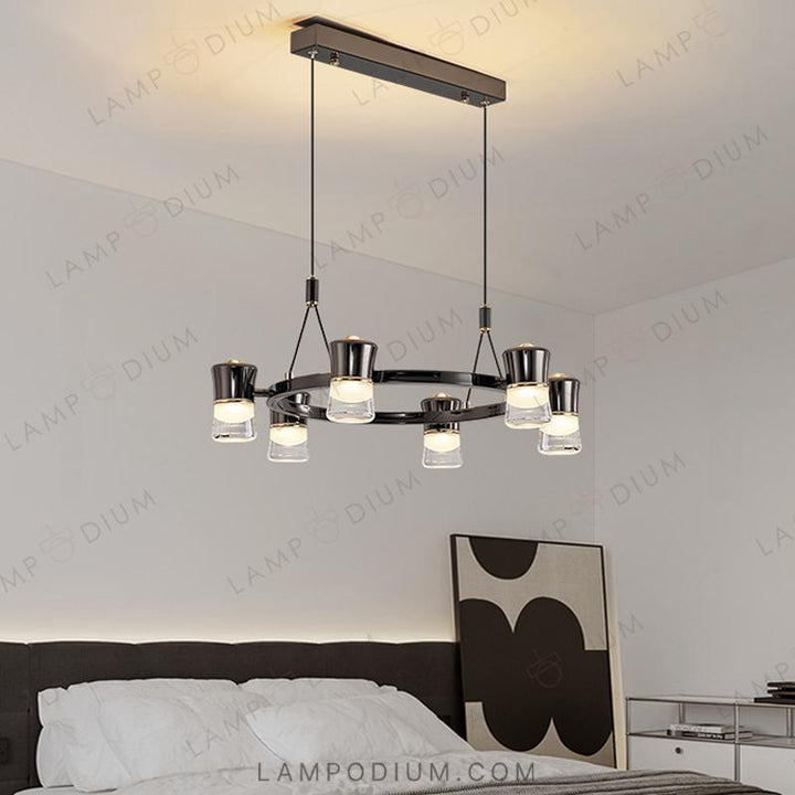 Circular chandeliers and light fixtures MEDVIN