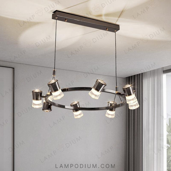 Circular chandeliers and light fixtures MEDVIN