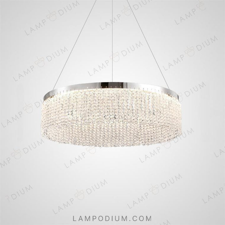 Circular chandeliers and lamps MELCHIOR ONE