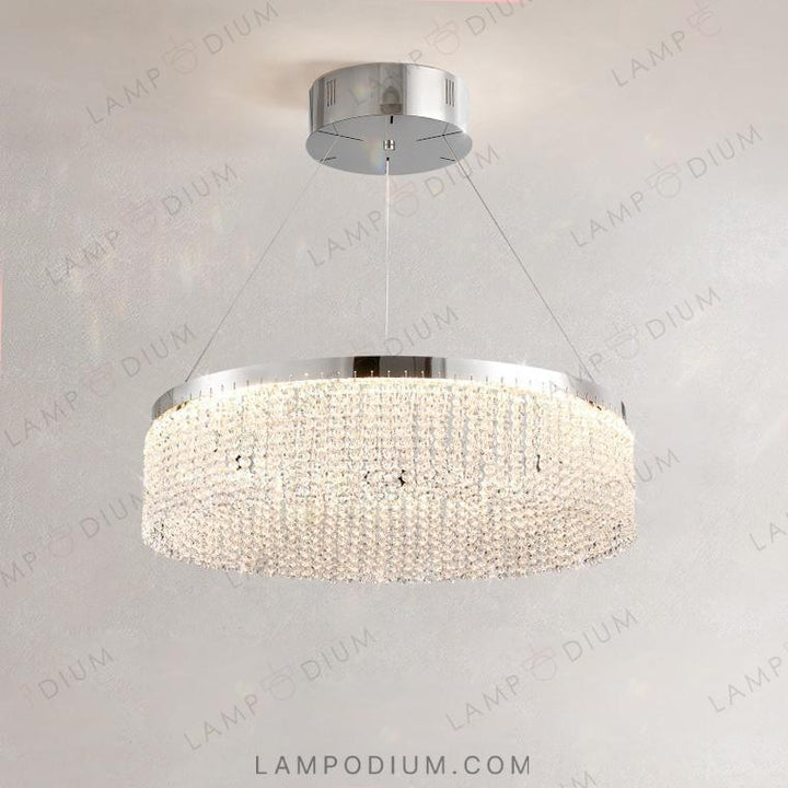 Circular chandeliers and lamps MELCHIOR ONE