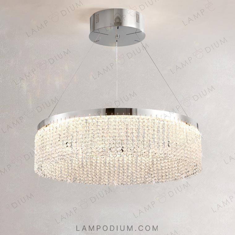 Circular chandeliers and lamps MELCHIOR ONE