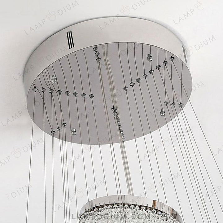 Circular chandeliers and lamps MELCHIOR TOP