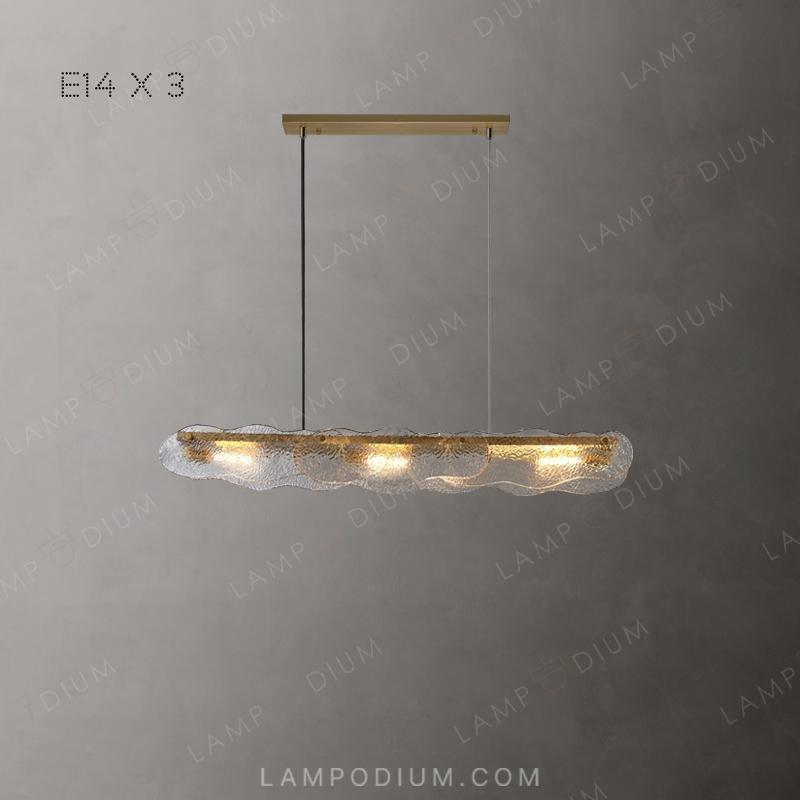 Linear, row lighting fixture MELINDA LONG