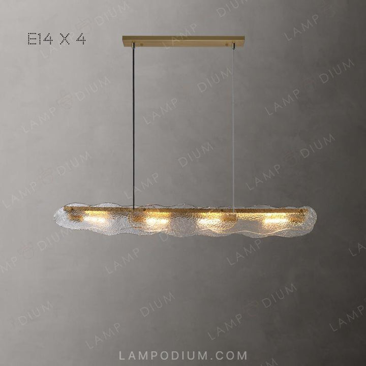 Linear, row lighting fixture MELINDA LONG