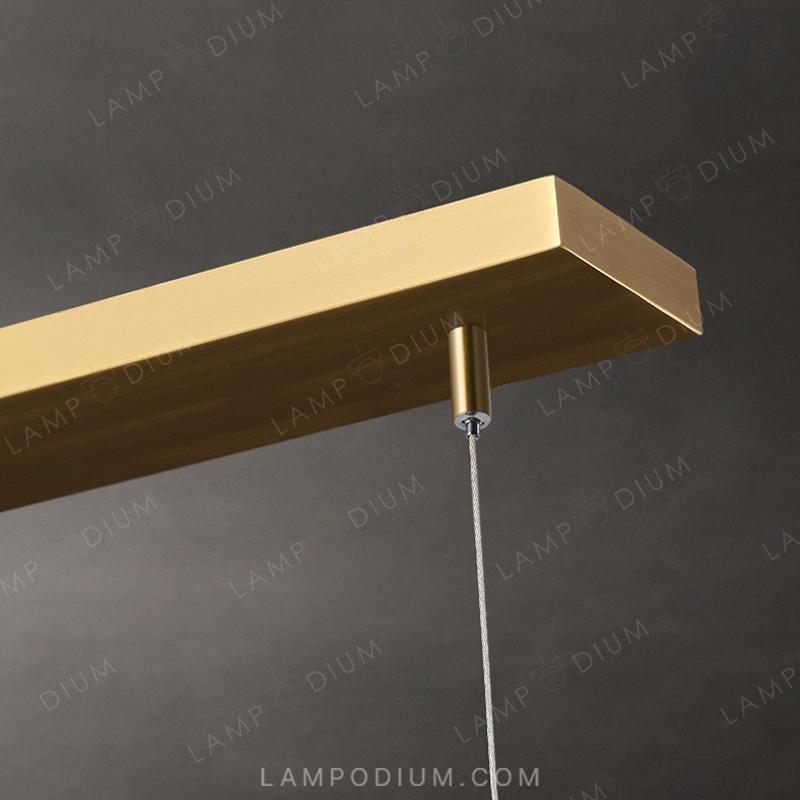 Linear, row lighting fixture MELINDA LONG