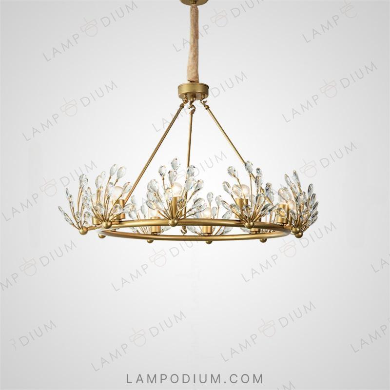 Ring chandeliers and light fixtures MELISSA