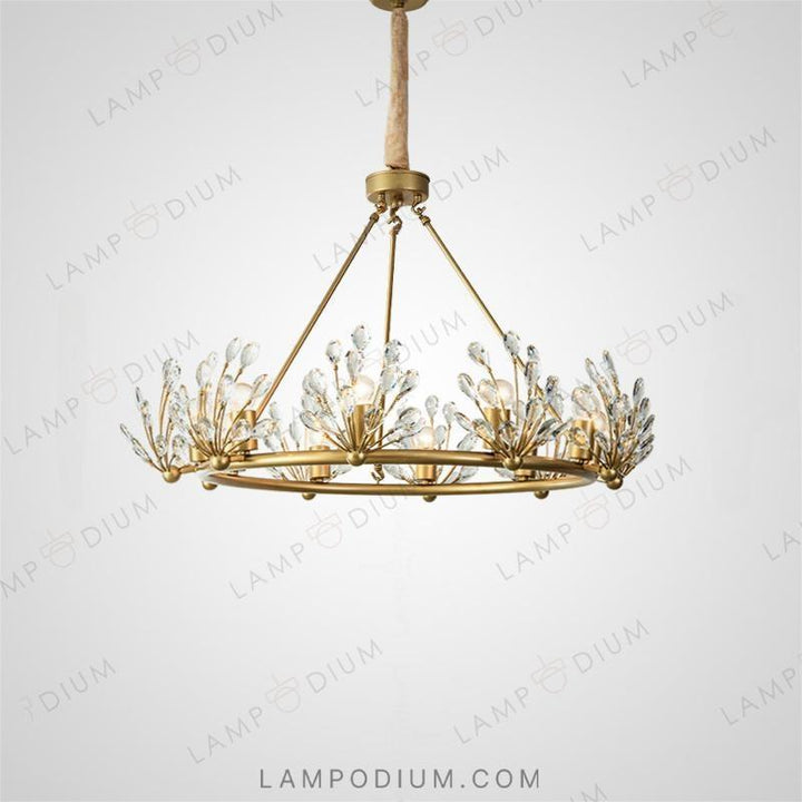 Ring chandeliers and light fixtures MELISSA