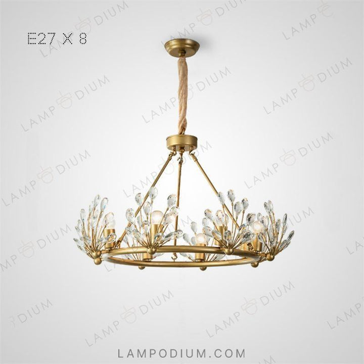 Ring chandeliers and light fixtures MELISSA