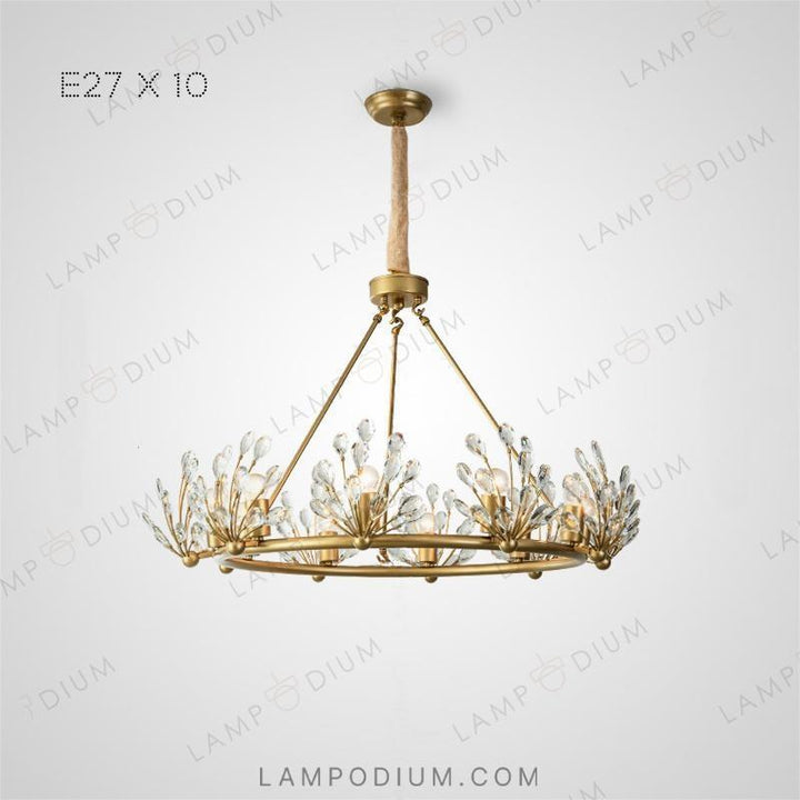 Ring chandeliers and light fixtures MELISSA