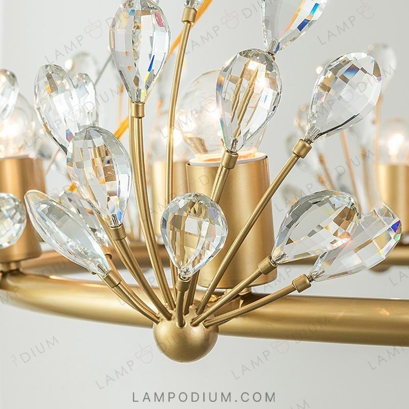 Ring chandeliers and light fixtures MELISSA