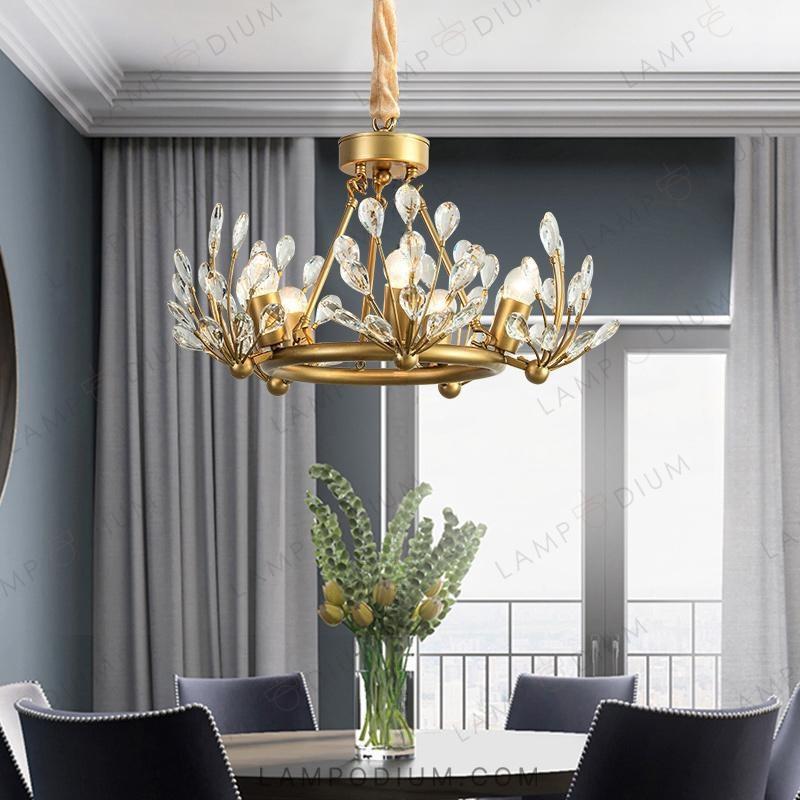 Ring chandeliers and light fixtures MELISSA