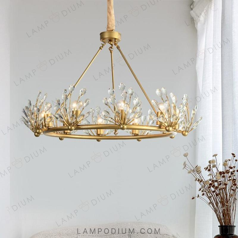 Ring chandeliers and light fixtures MELISSA