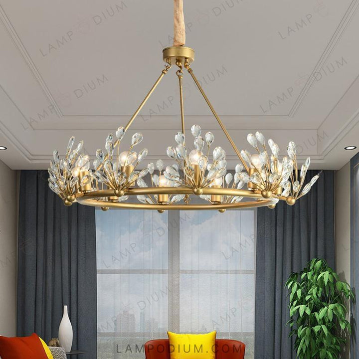 Ring chandeliers and light fixtures MELISSA