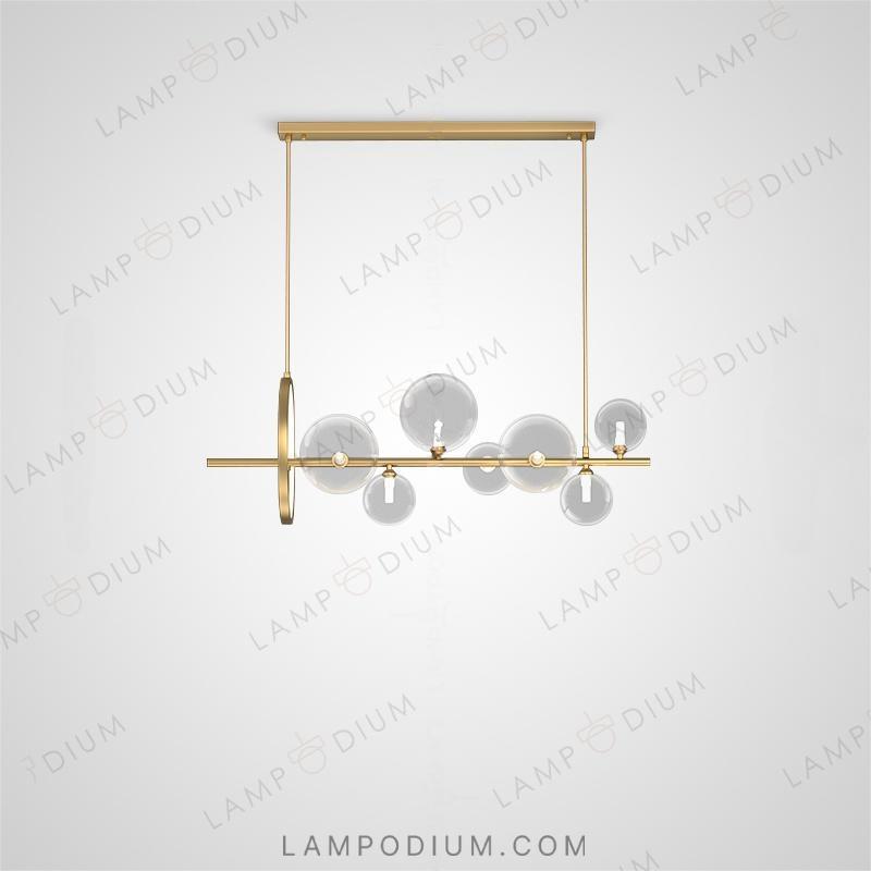 Linear, row luminaire MELODY