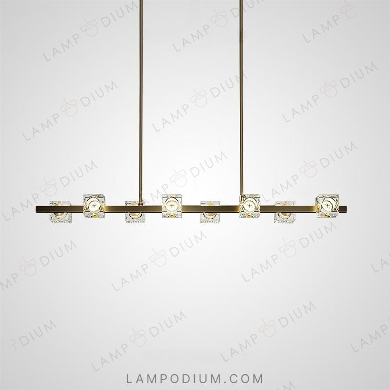 Linear, row luminaire MICHAL LONG