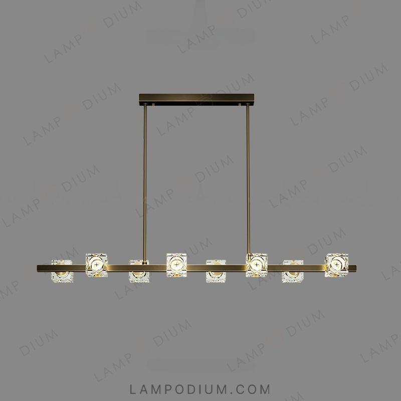 Linear, row luminaire MICHAL LONG