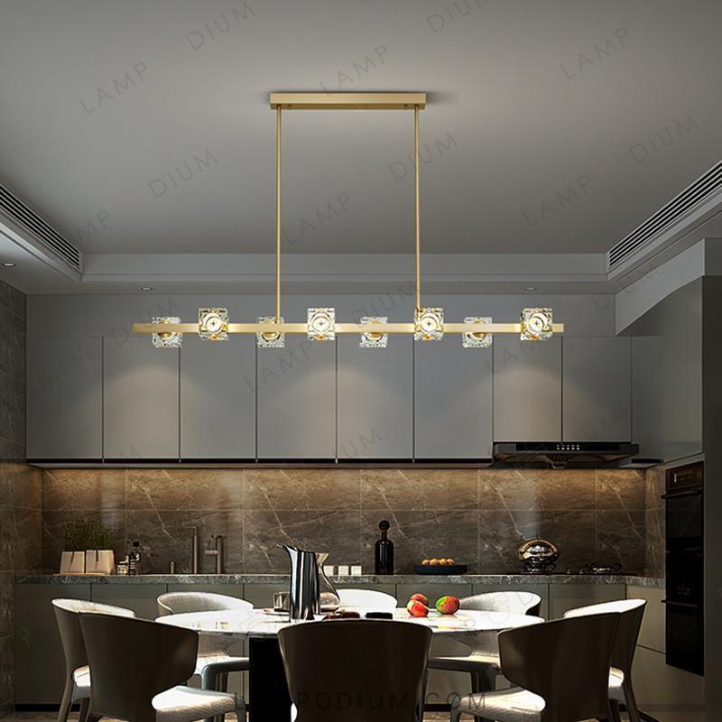 Linear, row luminaire MICHAL LONG