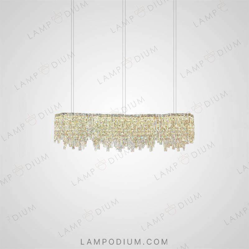 Linear, row luminaire MICHELLE LONG