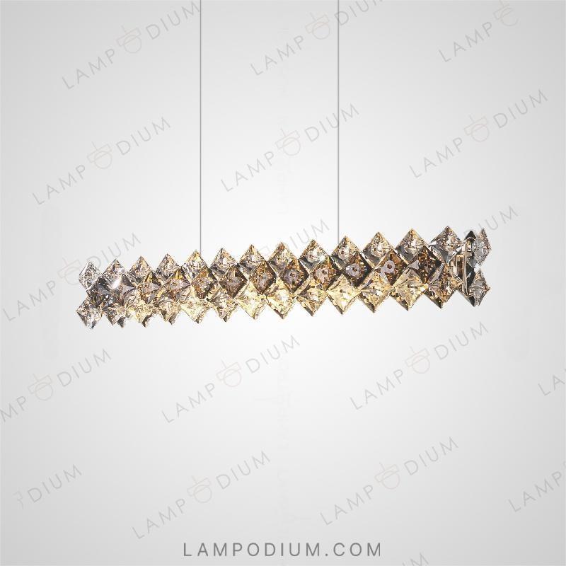 Linear, row luminaire MIRAGE LONG