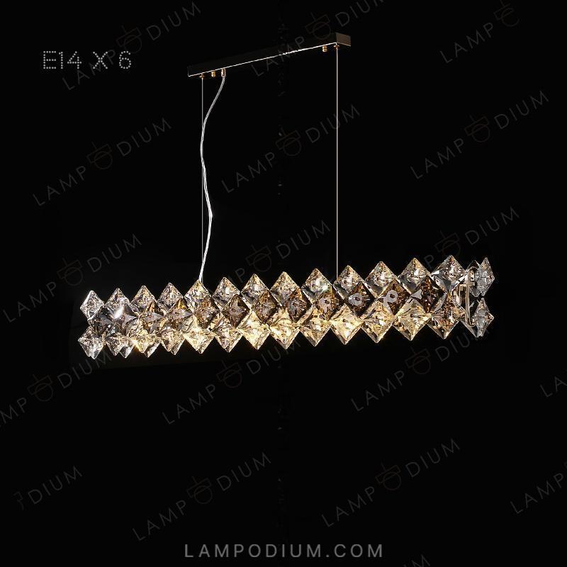 Linear, row luminaire MIRAGE LONG