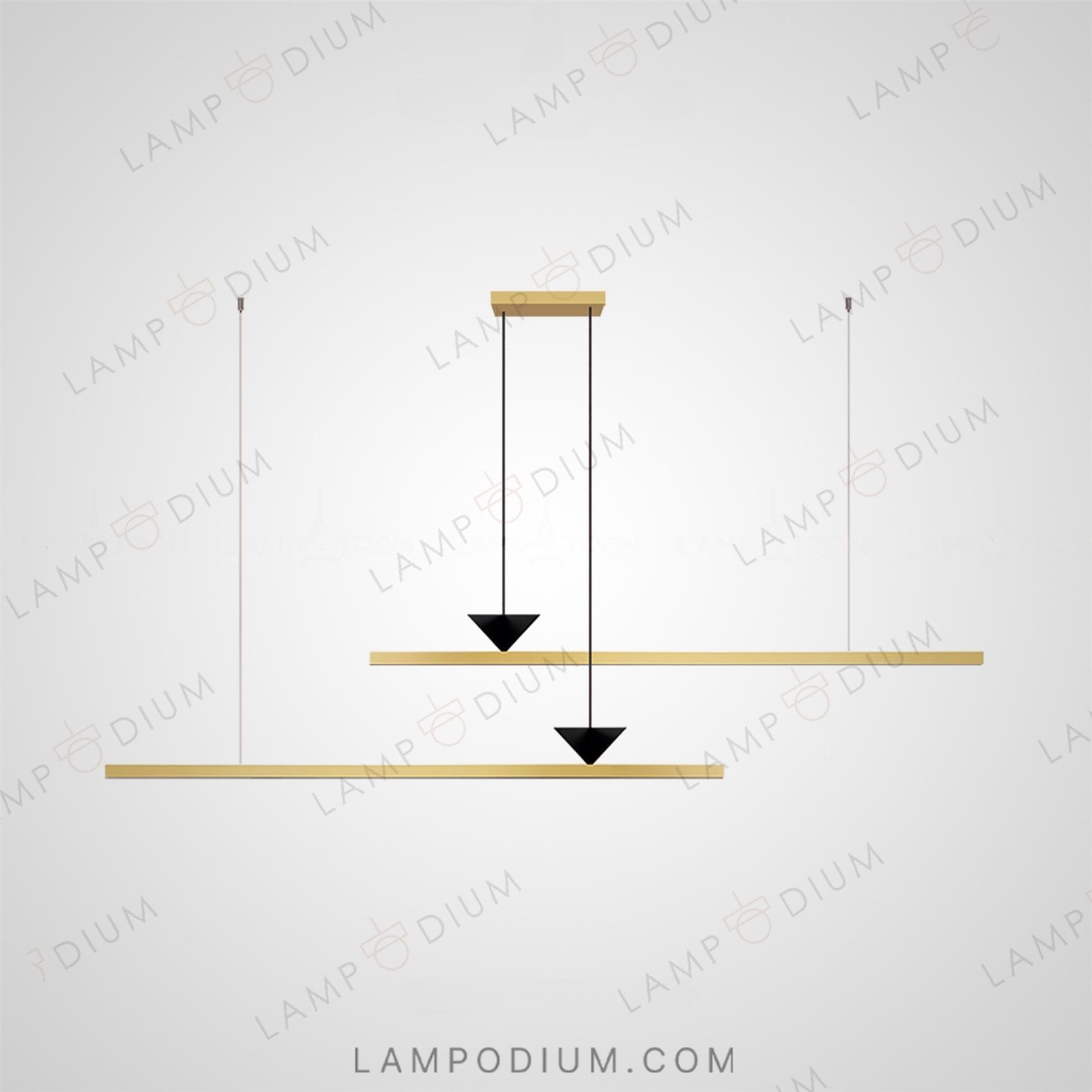 Linear, row luminaire MIRELL DUO