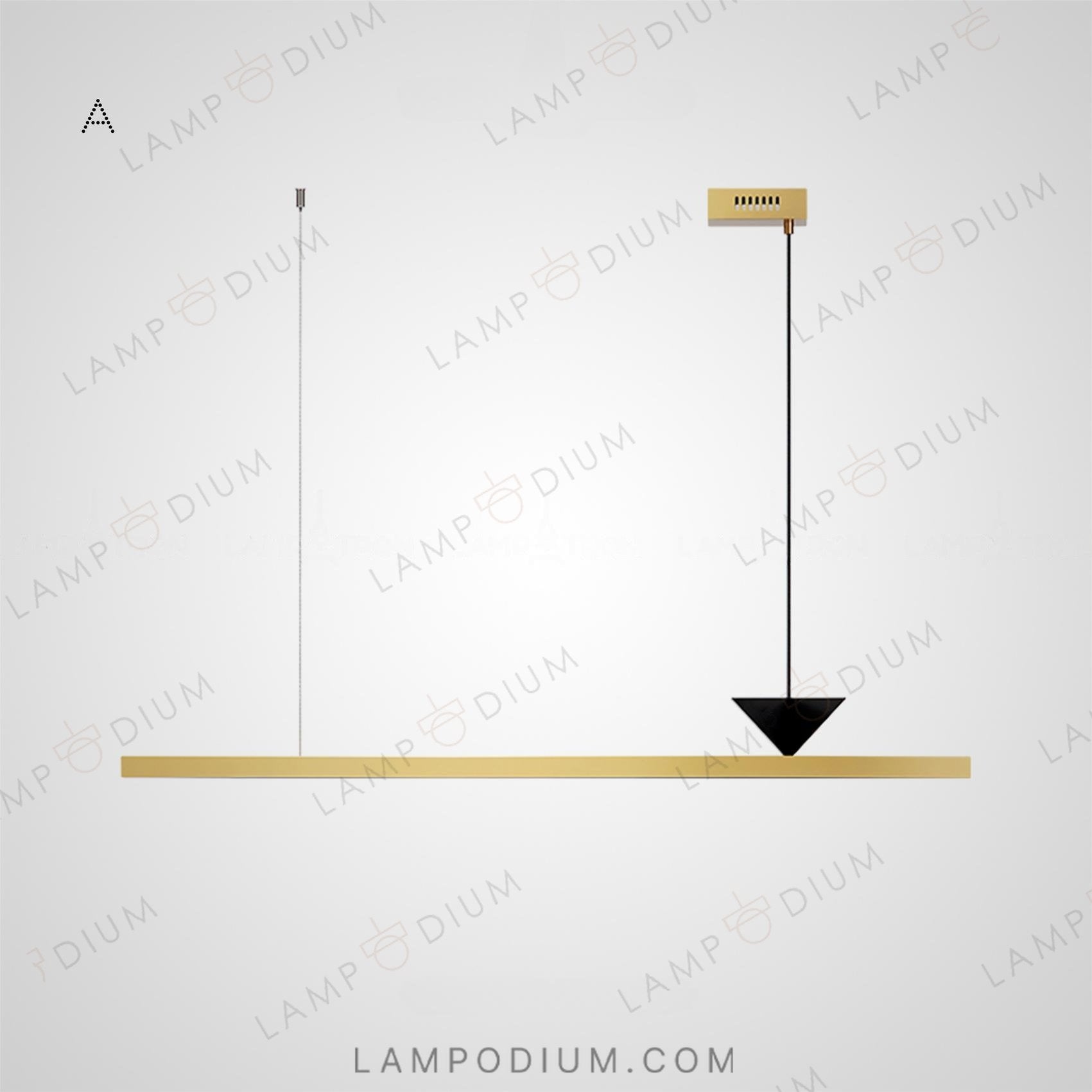 Linear, row luminaire MIRELL