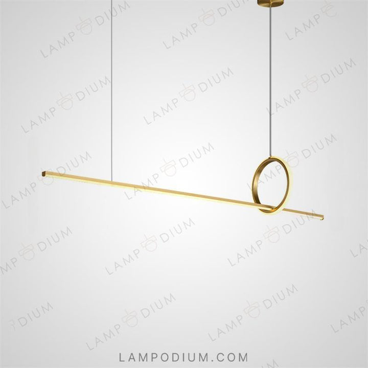 Linear, row luminaire MOFFIT B LONG