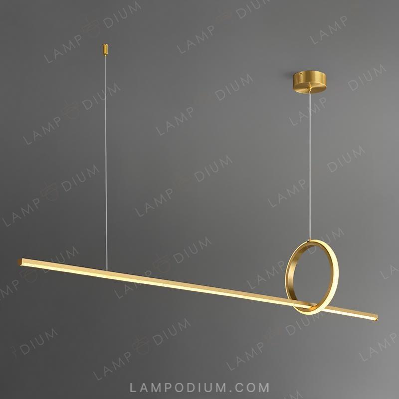 Linear, row luminaire MOFFIT B LONG