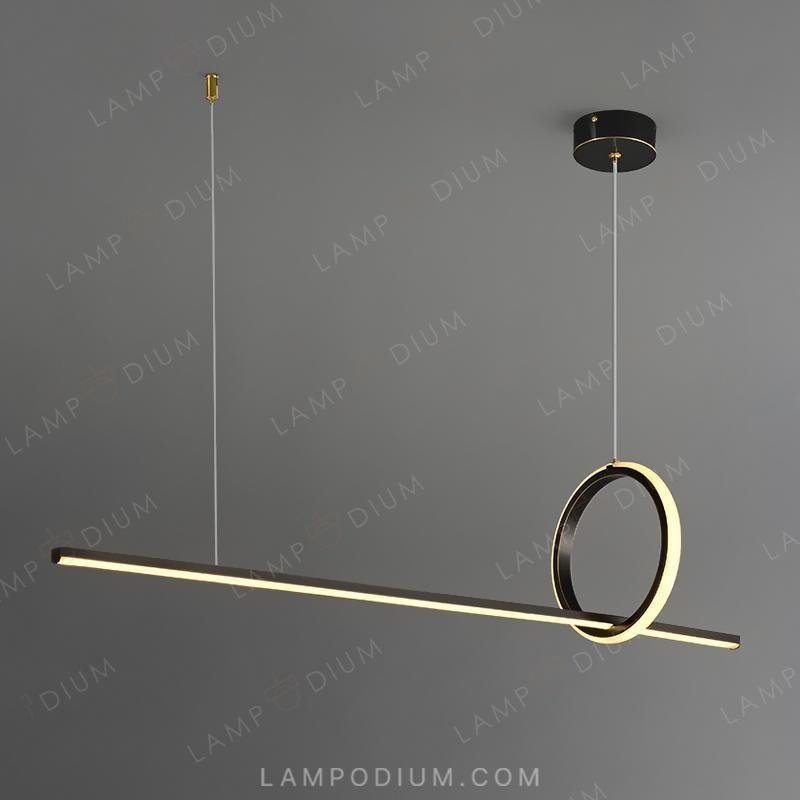 Linear, row luminaire MOFFIT B LONG