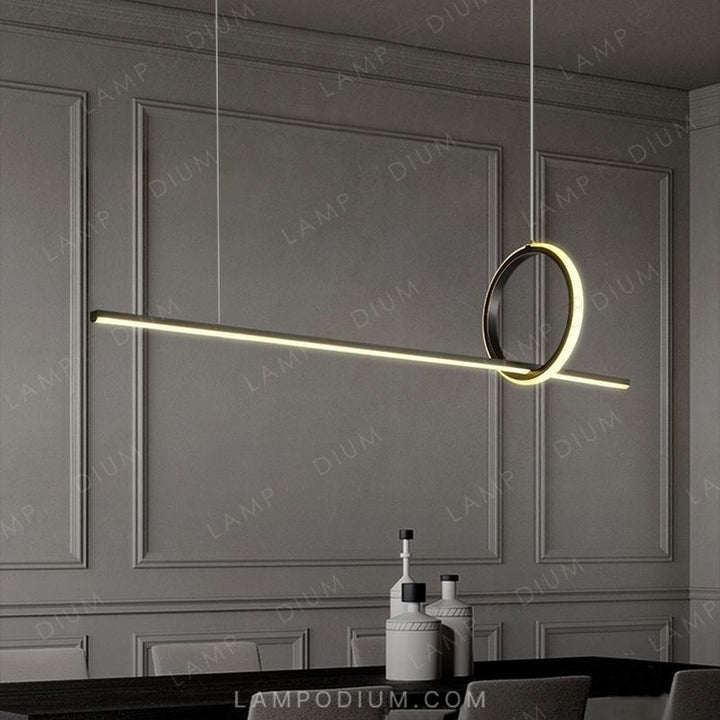 Linear, row luminaire MOFFIT B LONG