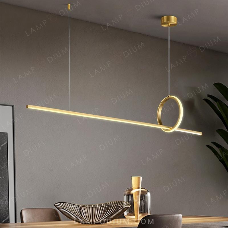 Linear, row luminaire MOFFIT B LONG