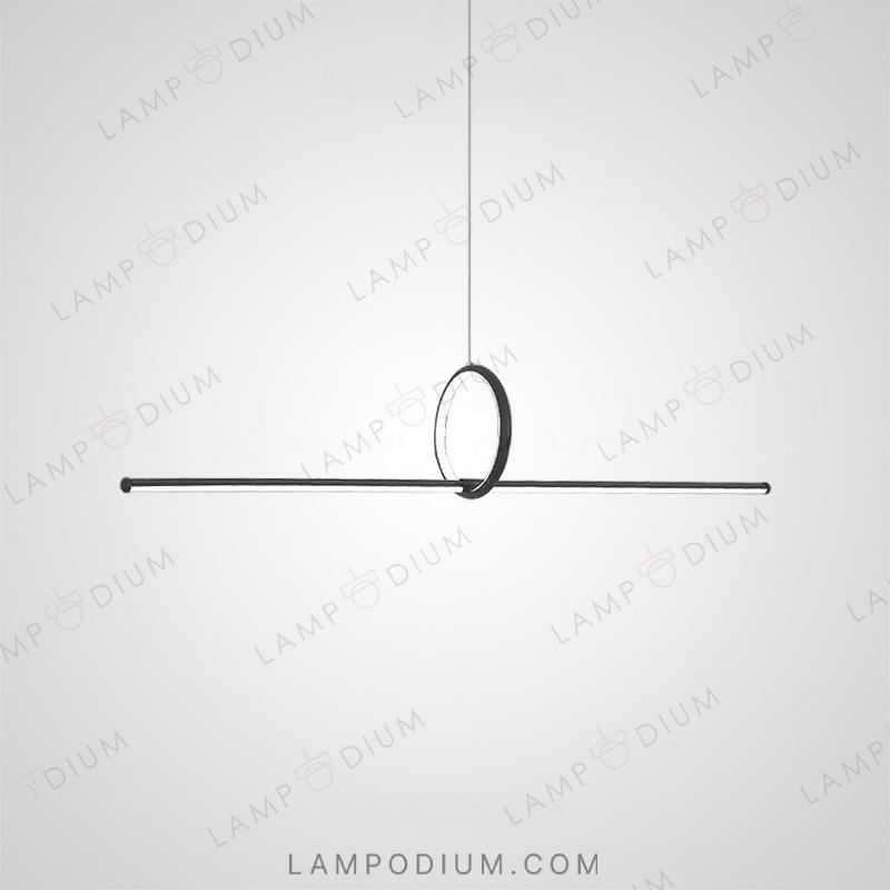 Linear, row luminaire MOFFIT LONG