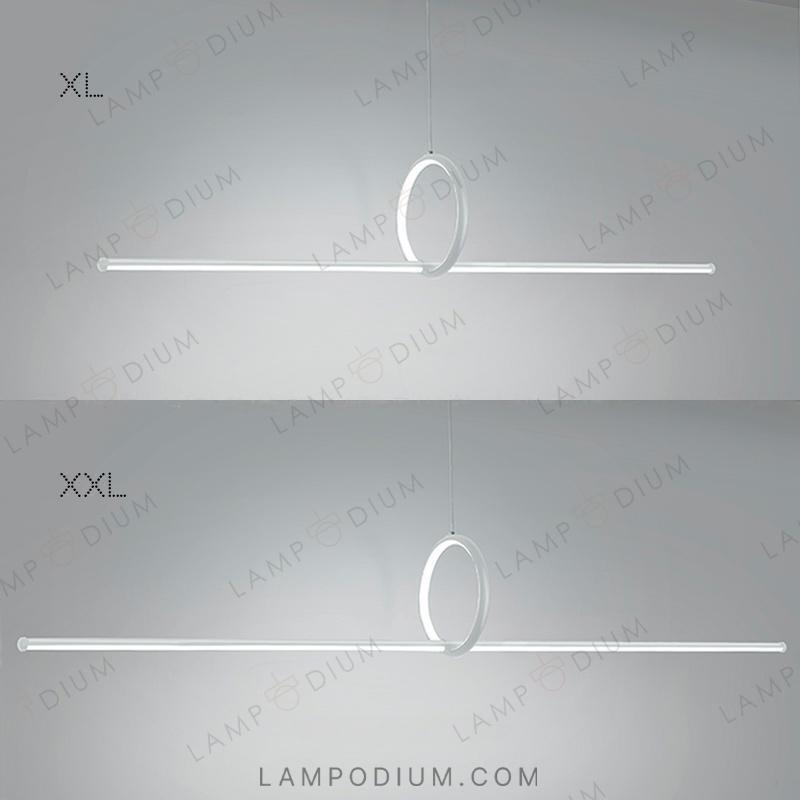 Linear, row luminaire MOFFIT LONG