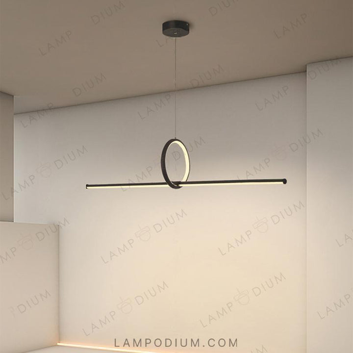 Linear, row luminaire MOFFIT LONG