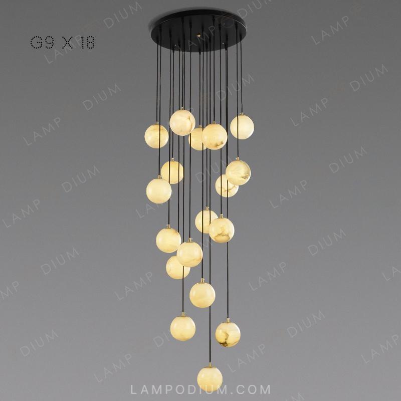 Ready combination of lighting fixtures. MOSA