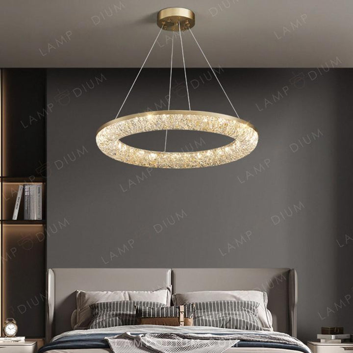 Circular chandeliers and lamps NELIUS ONE