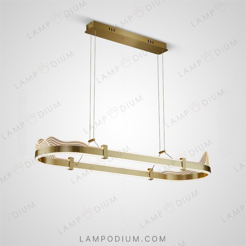 Linear, row luminaire NERISSA