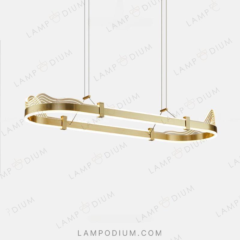 Linear, row luminaire NERISSA