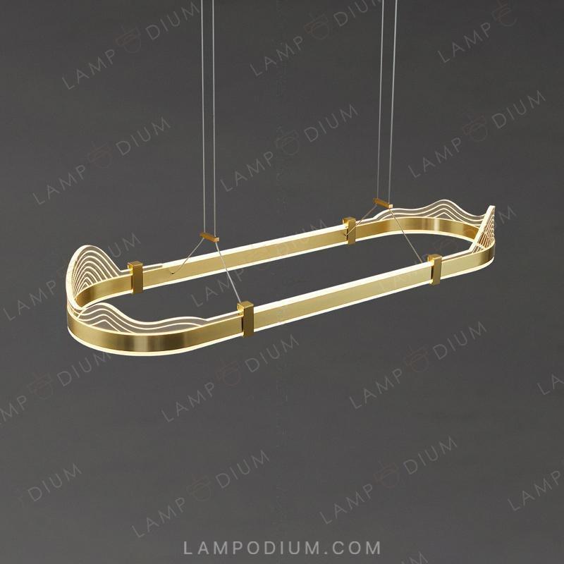 Linear, row luminaire NERISSA