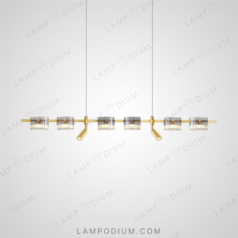 Linear, row luminaire NICOLETTA C LONG